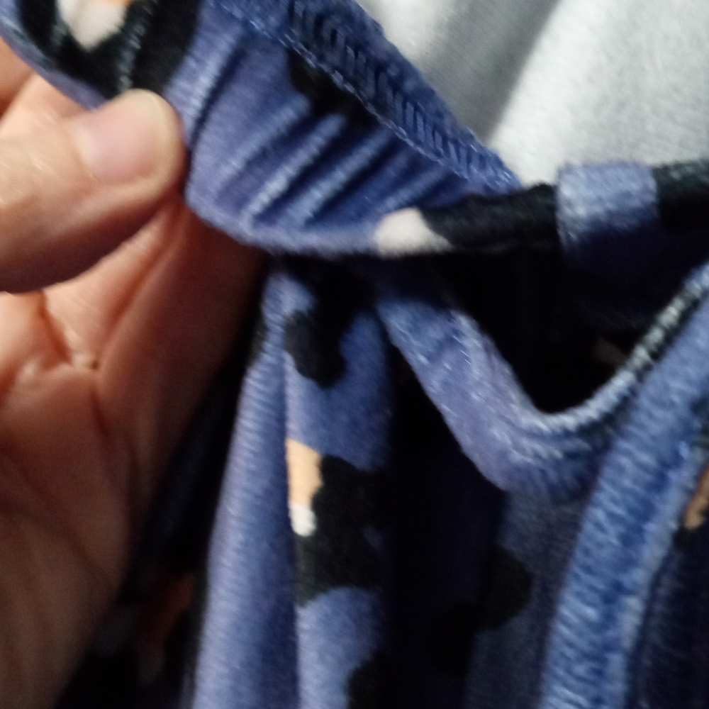 🌠 #191 Leopard Print Blue Pajama or Lounge Set - Picture 10 of 11